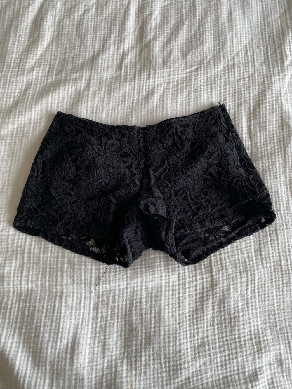 Cherish Black Lace Boyshorts Panty